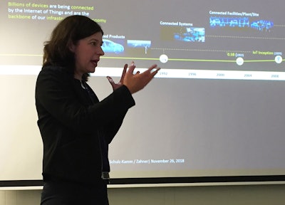 Eva Schulz-Kamm, directora mundial de asuntos gubernamentales de Siemens.
