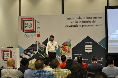 Primera edición del programa educativo EXPO PACK Keynotes, en el marco de EXPO PACK Guadalajara 2019.