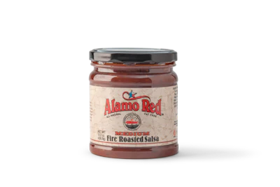 Frasco para salsa Alamo Red de Consolidated Mill.