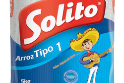 Empaque para arroz de Solito Alimentos.