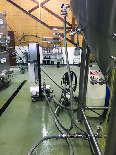 El sistema de Hydro Dynamics Inc. ocupa poco espacio en la planta.