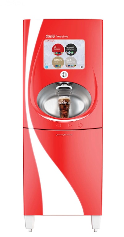 Máquina expendedora de Coca-Cola Freestyle - Foto cortesía de The Coca-Cola Company.