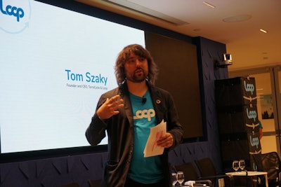 Tom Szaky en lanzamiento de piloto de Loop en Estados Unidos