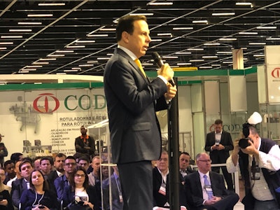 Joao Doria, Gobernador del Estado de Sao Paulo.