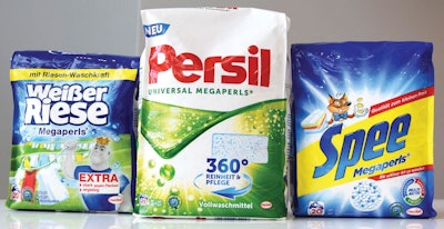 Pods para lavar platos de Henkel usan material capa de PE con 30% de resina regranulada.