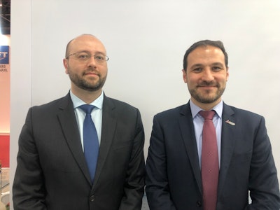 Fabiano Ferreira y Bráulio Pérez, de Mitsubishi Electric.