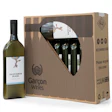 Nueva caja plana de 10 botellas, vista lateral.
