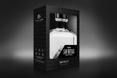 empaque del tequila San Matías Cristal