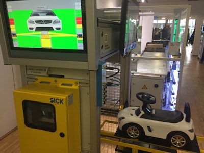 Evento de prensa de Sick para destacar las funciones de sus sensores.