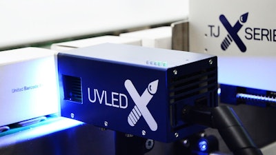 Inkjet con curado UV que seca al instante, de United Barcode Systems