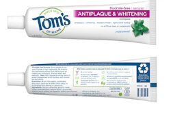 Primer tubo reciclable para crema de dientes en Estados Unidos