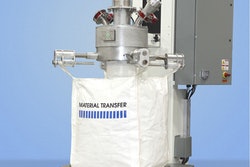 Llenadora de bolsas a granel con acabado blanco FDA, y superficies para contacto con alimentos