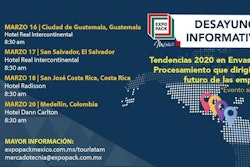 Se cancela el Tour Latinoamérica de EXPO PACK México hasta nuevo aviso