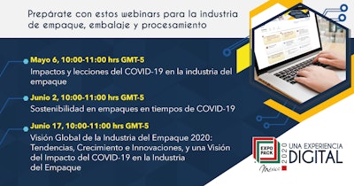 Nueva serie de webinars educativos de EXPO PACK México le toman el pulso a la industria en tiempos desafiantes