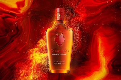 El diablo está en los detalles de una nueva botella de brandy