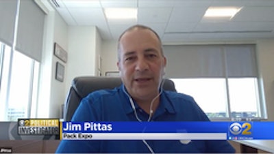 Jim Pittas, presidente y CEO de PMMI, en CBS Chicago