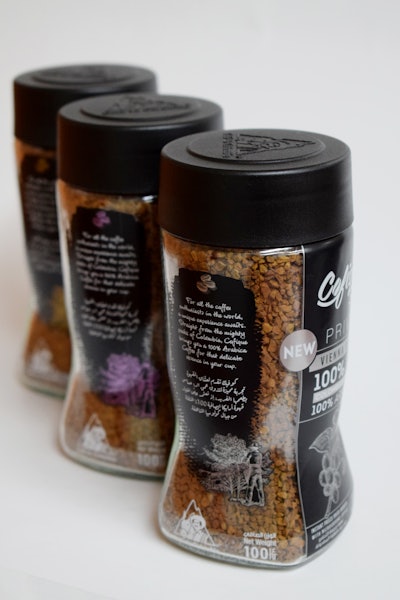 Innovadora etiqueta de Suprapak para café vendido en Arabia