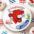 Vaca que ríe actualizada transmite alegría de comer botanas