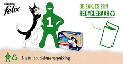 Primicia mundial de Purina: bolsa reciclable y retortable para alimento húmedo para mascotas