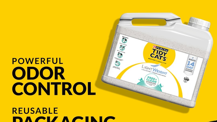 Esta marca líder en arenas sanitarias para gatos Purina Tidy Cats ha anunciado que su producto LightWeight Free & Clean, se encuentra disponible a través de Loop.