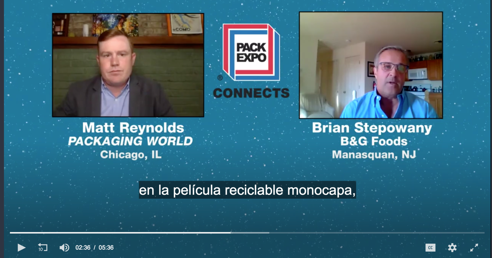 Pel&iacute;culas pl&aacute;sticas monocapa y sus retos y oportunidades: entrevista en PACK EXPO Connects