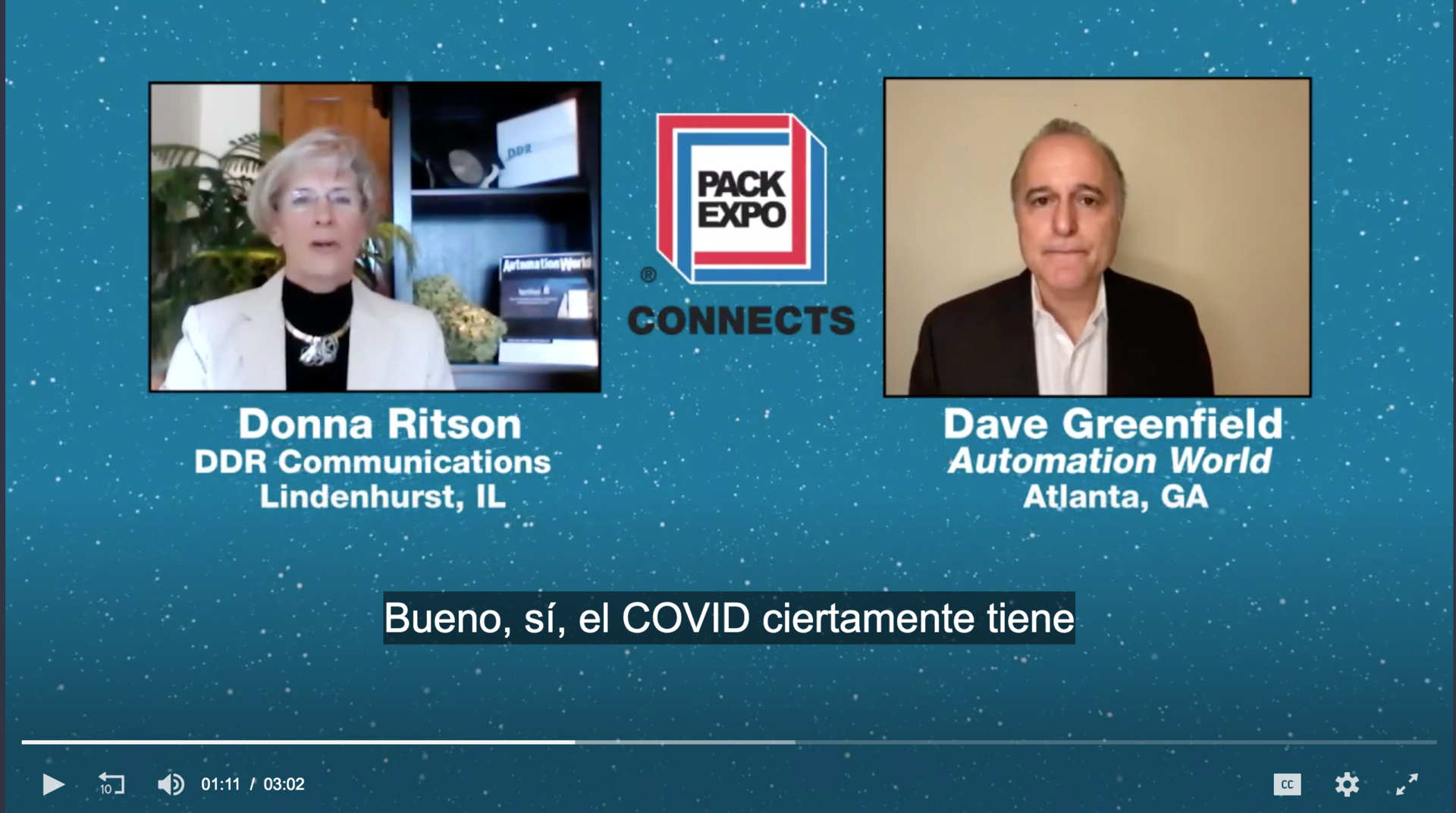 La automatizaci&oacute;n y el futuro de la fuerza laboral: entrevista en PACK EXPO Connects
