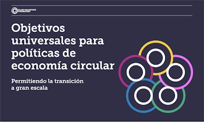Fundación Ellen MacArthur define cinco objetivos universales de la economía circular