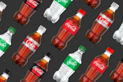 Botellas de pet reciclado de Coca-Cola