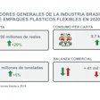 Industria brasilera de empaques flexibles crece en producción y consumo per cápita