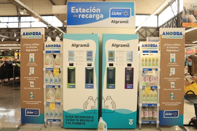 Algramo ya está presente en supermercados Walmart de Chile