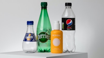 Botellas piloto de marcas mundiales fabricadas con tecnología de reciclaje 'transformacional'