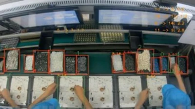 La detección de poses en una línea de fabricación de productos electrónicos puede ayudar a aumentar la productividad, así como a mejorar el orden, la cantidad y el equilibrio de la línea.