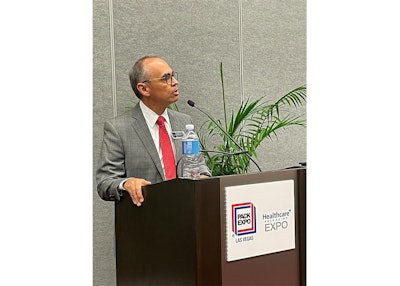 Jorge Izquierdo, VP de desarrollo de mercados de PMMI, en PACK EXPO Las Vegas 2021