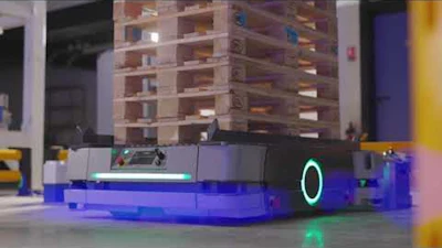 El robot móvil HD1500 de Omron es un ejemplo del tipo de robot móvil para el que TÜV Rheinland espera ver una demanda creciente.