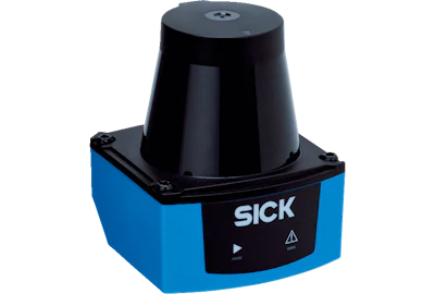 El sensor Lidar de Sick es un ejemplo del tipo de equipo de detección para el que TÜV Rheinland espera ver una mayor inversión e implementación a raíz de la expansión del gasto de capital de automatización.