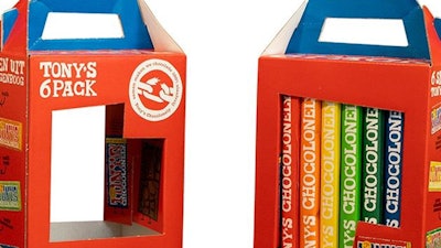 Empaque de seis de chocolate de Tony´s