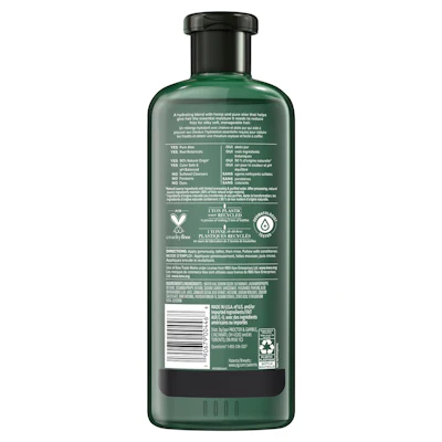 envases de PET reciclado de Herbal Essences