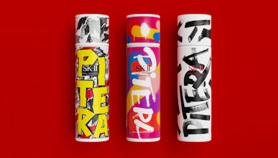 Empaque de edición limitada de la marca de cuidado de la piel SK-II Pitera, ganador en los premios Pentawards 2021