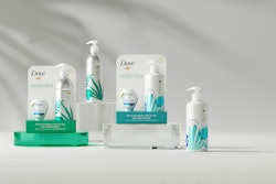 Los envases reutilizables de Dove utilizan una tapa de desconexión rápida patentada que se conecta directamente a la botella reutilizable para transferir el concentrado al envase sin complicaciones.