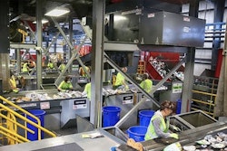 Operaciones de clasificación de residuos para recilaje de Penn Waste.