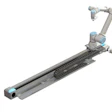Con Festo Motion Control Package, se puede agregar un séptimo eje a un cobot de Universal Robot para una variedad de aplicaciones, incluida la paletización.