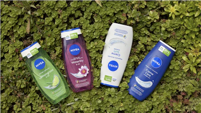 empaque circular gel de ducha de Nivea
