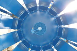 Pla.to Technology presenta en K 2022 innovador sistema que reduce la proporción de downcycling en películas para empaque hechas de multimateriales. La foto muestra la imagen del separador.
