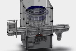 Nueva llenadora rotativa compacta de 12 bolsillos diseñada para envasar productos gomosos.