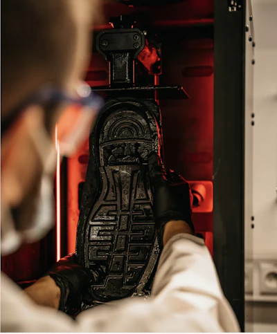Impresora 3D Stratasys Origin One hace moldes para zapatos para la firma de calzado Ecco.