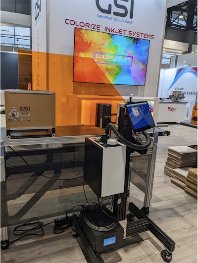 Lanzado en PACK EXPO Las Vegas el año pasado, el sistema GSI Colorize Inkjet hizo su debut en Chicago e impresionó al experto en empaques de cosméticos David Hoenig.