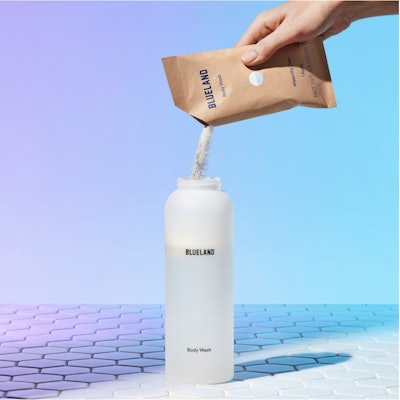 Jabón para cuerpo rellenable Blueland.