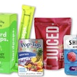 Entre las ofertas de TopPop figuran las paletas para adultos en sobres flexibles y productos de jugo y agua en bolsas parables.