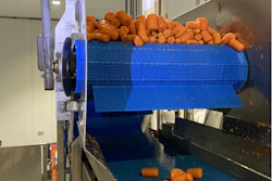 Las áreas de mayor preocupación para los rodamientos dentro de las operaciones de McEntire Produce son los lugares donde los transportadores pasan sobre el alimento.
