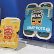 Berry Snap Pots se vio a fines del año pasado en PACK EXPO International. El material utilizado para los pots proviene originalmente de películas flexibles recolectadas por Tesco que han sido recicladas químicamente (avanzadas).